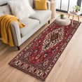 thumbnail image 3 of Runner Rug 2 x 6 Ft, Country Boho Washable Non-Slip Floor Mat for Kitchen Hallway/Entryway, Farmhouse Ethnic Abstract Nation Aesthetic Long Kitchen Runner Area Rugs for Living Room, Low-Profile, 3 of 7