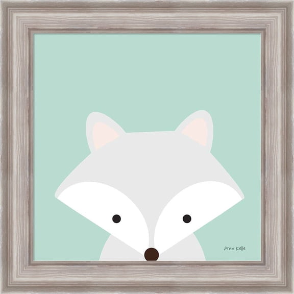 Great Art Now Cuddly Fox by Ann Kelle, Framed Wall Art, 20W x 20H