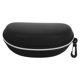 thumbnail image 1 of Estuche rígido con cremallera para gafas de sol y gafas de vista, estuche portátil de viaje con gancho de plástico para mujeres y hombres., 1 of 6