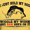 thumbnail image 3 of CafePress - Hold My Rod T Shirt - Men's Classic Graphic T-Shirt, 3 of 4