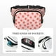 thumbnail image 5 of Fotbe Strawberry Cangurera Cuadrada con Estampado de Doble Capa, Bolsa de Cintura Ajustable Mini para Hombres y Mujeres, 5 of 9
