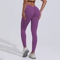 thumbnail image 5 of Women's High Waisted Scrunch Butt Leggings Stretchy Workout Yoga Pants, 5 of 7