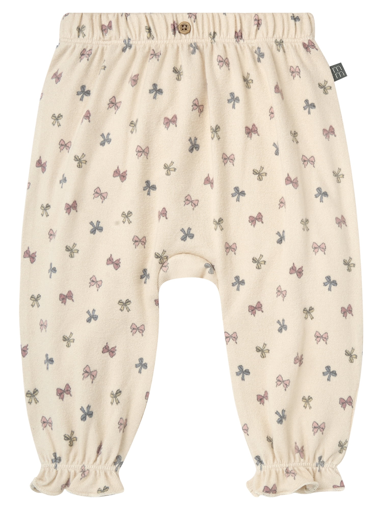 Modern Moments by Gerber Baby Girl Mock Placket Top and Pant Outfit Set, 2-Piece, Sizes 0/3 Months - 24 Months
