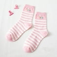 thumbnail image 1 of Dyfzdhu Womens To Keep Warm Sock Strawberry Printing Lightweight Cotton Socks, 1 of 5