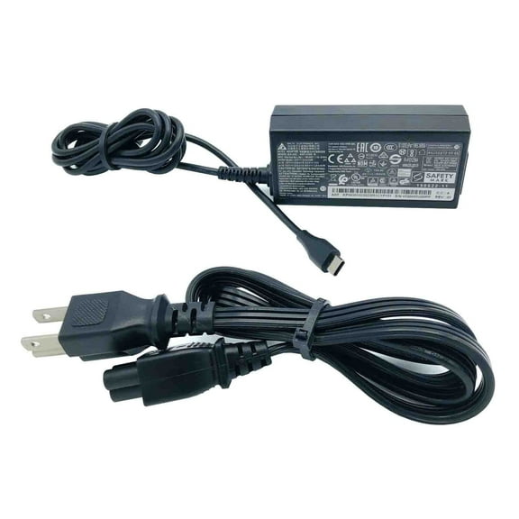 Pre-Owned Genuine 45W Delta ADP-45HG B USB-C AC Adapter Power Supply 20-5V 2.25A w/PC