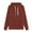 Red, variant on HAiming Oversize Solid Color Hoodies Casual Long Sleeve Pullover Drawstring Hooded Sweatshirt with Pocket