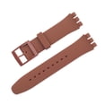 thumbnail image 1 of Simple Design Solid Color Watch Silicone Strap Wristwatch Band Belt Watches Repair Upgrade Modified Spare Parts Brown, 1 of 7