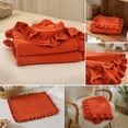 thumbnail image 2 of Dvumao Muslin Blanket With Ruffle Soft Breathable Cotton, 2 of 7