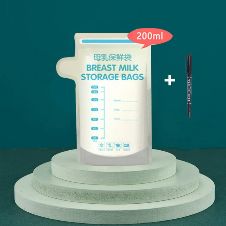 Medela Breastmilk Storage Bags, Ready to Use Breast Milk Storing Bags for  Breastfeeding, Self Standing Bag, Space Saving Flat Profile, 50 Count (Pack