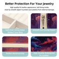 thumbnail image 3 of Galactic Planet Travel Portable Square Earring Holder with Necklace Holder, Storage Box, and Travel Organizer - Ideal for Girls and Women, 3 of 6