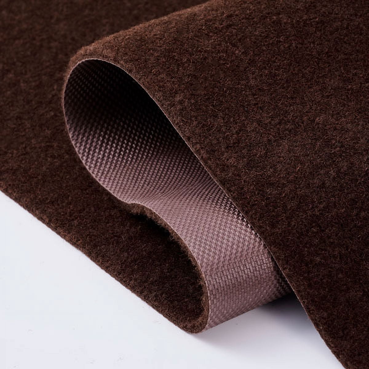 BESTVUE Area Runner Rug Outdoor Non Slips Carpet Runners Indoor Utility Rugs Mat for Kitchen Hallway Entryway Garage with Rubber Backing Dark Brown 2ft x 8ft