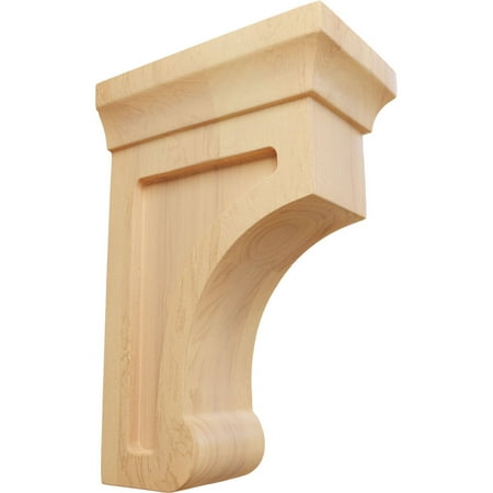 

Ekena Millwork 2 1/2 W x 4 D x 6 H Small Gomez Wood Bracket Red Oak (4-Pack)