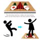 thumbnail image 4 of Tapete Felpudo navideño - Gnome Dwarf Santa Snowman Greeting Welcome Carpet (2) Tmvgtek Libre de BPA, 4 of 8