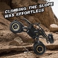 thumbnail image 5 of 1:12 Rc Car,off Road Truck Remote Control Car Metal Shell 2.4G 4WD Dual Motors, with 2 Batteries Black, 5 of 11