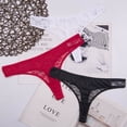 thumbnail image 2 of Tanga de talla grande para mujer, ropa interior sexy, bragas, lencería, pantalones, intimatewear, XL-XXXL, 1 lote, 2 of 5