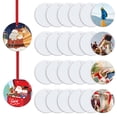 thumbnail image 1 of Adorno colgante HTVRONT, 26 unidades, 7,5 cm, doble cara, Navidad, 1 of 7