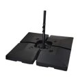 thumbnail image 5 of figatia Parasol Base Stand, Umbrella Holder Summer Outdoor Water Sand Fillable Patio Umbrella Base for Balcony Lawn Patio Beach Porch Square with Rod, 5 of 8