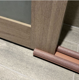 thumbnail image 4 of USUKUE Tope para puerta doble, tira de sellado inferior para debajo de la puerta, bloqueador de ruido para aislamiento de puertas e insonorización, 42 pulgadas de longitud ajustable, adecuado para puertas interiores con espacio de menos de 2 pulgadas Zhivalor Cerraduras, 4 of 5