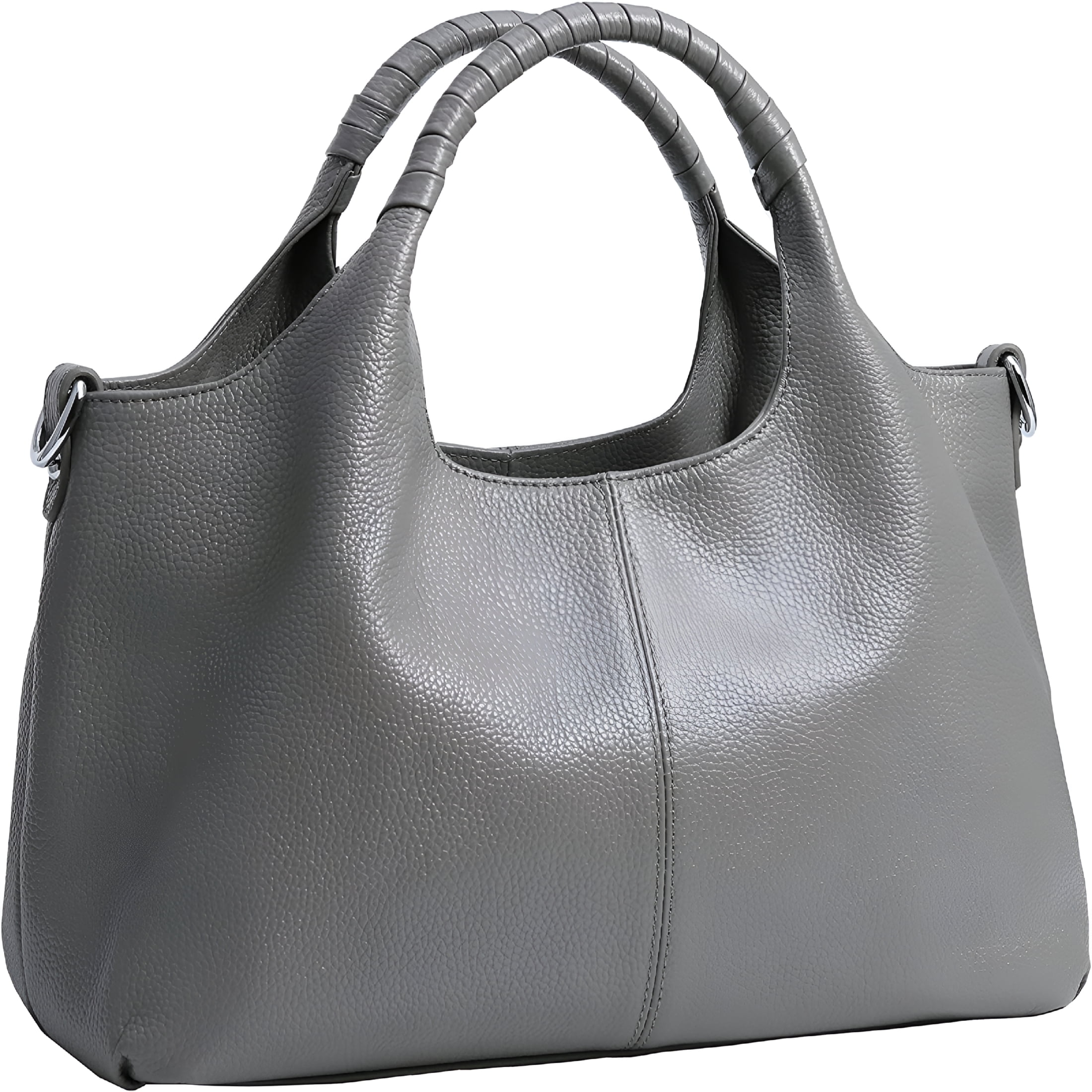 GASTROPOD Genuine Leather Purses and Handbags for Women Top Handle Satchel Large Work Tote Shoulder Crossbody Bag Black