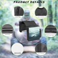 thumbnail image 5 of Uorisanigo ATV Tank Bag Saddle Bag Snowmobiles Motorcycles Oil Tank Bags Dual Pocket Tool Deer Mountain Scenery Storage Organizer Easy Installation for Snowmobiles and Off Road Use, 5 of 7