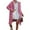 Hot Pink, variant on Fgvctg Long Cardigan Sweaters for Women Long Sleeve Open Front Cable Knit Cardigans Sweaters Dressy Button Down Hooded Oversized Sweater Coats with Pockets Navy XL