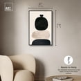 thumbnail image 5 of Pebble Pillars III Canvas Modern Boho Abstract by Art Remedy, Black Frame, 20 x 30, 5 of 7