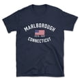 thumbnail image 1 of Marlborough Connecticut Patriot Men's Cotton T-Shirt, 1 of 1