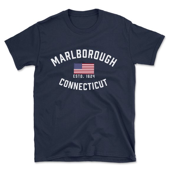 Marlborough Connecticut Patriot Men's Cotton T-Shirt