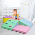 thumbnail image 6 of Climb and Crawl Activity Playset,Soft Lightweight  Foam Climbing Blocks for Climbing, Crawling and Sliding,Indoor Baby Crawling Foam Blocks for Toddlers and Preschoolers 5-Piece, 6 of 6