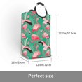 thumbnail image 2 of Disketp Tropical Flamingo Square Laundry Bag Large Collapsible Dirty Clothes Bags With Handles Waterproof Essentials Storage For College Dorm, Family, 2 of 5