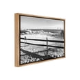 thumbnail image 4 of Stupell Industries Sandy Fenced Path Landscape Photography Brown Floater Framed Canvas Art Print Wall Art, 21 x 17, 4 of 10
