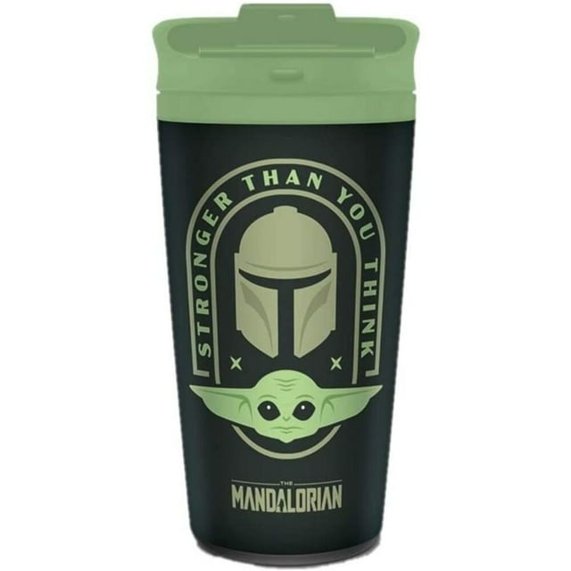 Star Wars: The Mandalorian Stronger Than You Think Metal Travel Mug