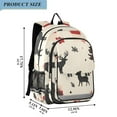 thumbnail image 2 of FORMRS School Backpack 17" Student Travel Bag with Laptop Compartment, Christmas Forest, 2 of 7