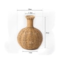 thumbnail image 2 of Natural Hand Woven Rattan Vase For Dried Flowers Boho Decorative Woven Vase For Living Room Dining Table Coffee Table Mantel Indoor Home Decor, 2 of 9