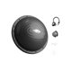 thumbnail image 2 of Pelota de Media Gimnasia, Dispositivo de Entrenamiento de Cuerpo Completo, 46 ​​cm de Diámetro, Inflable, Pelota de Estabilidad Multifuncional, Antide negro, 2 of 8