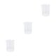thumbnail image 4 of Naiovety Taza medidora de plástico, portátil, a escala, 250ml, lavable, práctico, reutilizable, medidor de vinagre transparente, herramienta de 3piezas, 4 of 6
