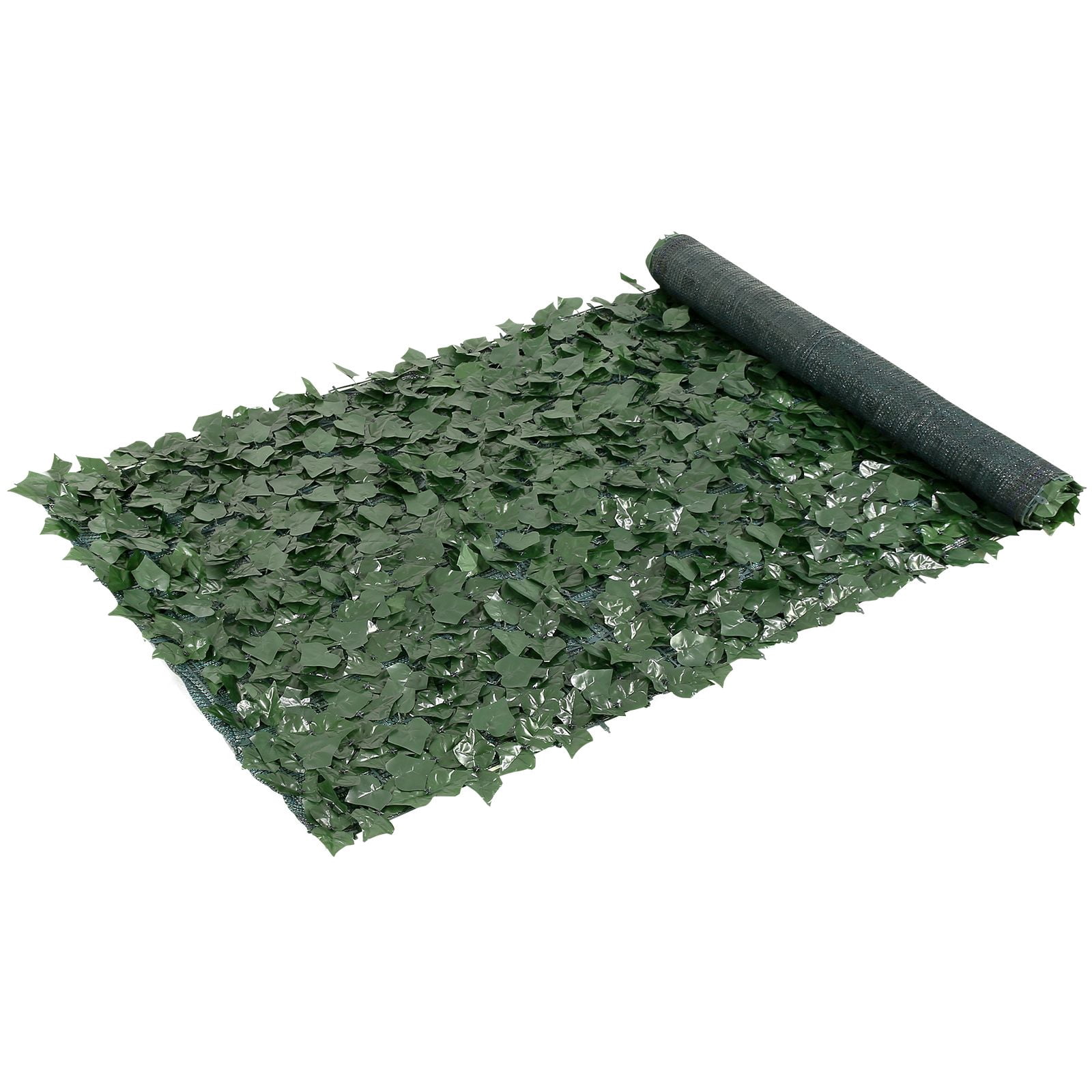 Artificial Ivy Privacy Fence 39x98 Inch UV-Resistant Silk Leaves PE Mesh Backing 100% Blockage for Garden Balcony