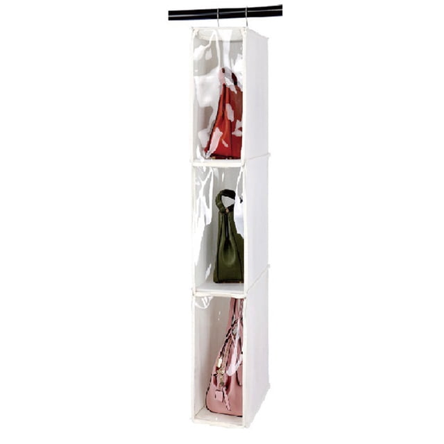 Coofit Organisateur de Sac à Main Suspendu Fenêtre Transparente Sac de Rangement