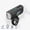 Black-drop-down style, variant on Smiling Shark Bicycle Headlight, Rechargeable Bike Light with Digital Power Indicator, Waterproof Cycling Front Light with 4 Light Modes, Long-Lasting Safety Light for Night Commuting & Trail Riding