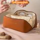 thumbnail image 4 of El bolso cosmético, las señoras portátiles de gran capacidad y de alto valor lavan el bolso del almacenamiento, hecho del cuero de la PU, 4 of 5