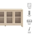 thumbnail image 3 of Modway Evren Buffet de Rangement à 4 Portes en Frêne, 3 of 9