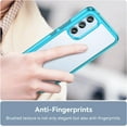 thumbnail image 3 of Case for Samsung Galaxy A54 5G Phone Case Slim Dropproof [Defend from Drop/Scratch/Slip/Fingerprint] Clear Acrylic Hard Back Soft TPU Bumper Hybrid Phone Cover for Samsung Galaxy A54 5G-Crystal Blue, 3 of 16