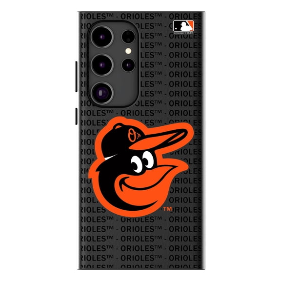 Keyscaper Baltimore Orioles Text Backdrop Galaxy Magnetic Bump Case