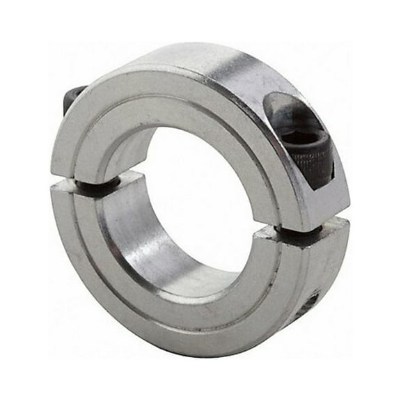 Climax Metal Products Shaft Collar,Clamp,2Pc,3/4 In,Aluminum 2C-075-A
