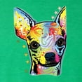 thumbnail image 5 of Wild Bobby, Dean Russo Colorful Chihuahua Dog Lover Men Premium Tri Blend Tee, Envy, Medium, 5 of 5