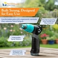 thumbnail image 3 of PYYAN-Water Sprayer Nozzle 500001, Water Nozzle with Thumb Control, High Pressure for Garden Watering, Cleaning, Washing Pets & Medium-Duty Tasks, Fits Outdoor Garden Hoses, by New England Garden Too, 3 of 4