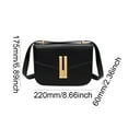 thumbnail image 4 of Bolso Cruzado Elegante para Mujer Hombro Cuadrado PU Gran Capacidad Correa Ajustable Viajes Al Aire Libre, 4 of 6