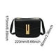 thumbnail image 4 of Bolso mano Sencillo WDOplteas para Mujer Correa Ajustable hombro cuadrado PU cierre Cerrojo, 4 of 6