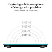 AZXY Scale Weight,Body Weight Scale,LCD Smart Digital Scales for Weighing People 500lbs,Bathroom Scales on Clearance,Green