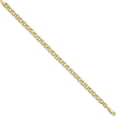 thumbnail image 2 of Avariah Diamonds 14k Yellow Gold 8in 4.7mm Hollow Double Link Charm Bracelet - 8", 2 of 6